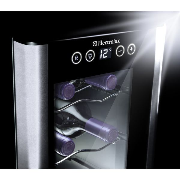 Adega de Vinhos Electrolux para 8 Garrafas com Painel Digital e Controle de Temperatura até 18° ACB08 Bivolt