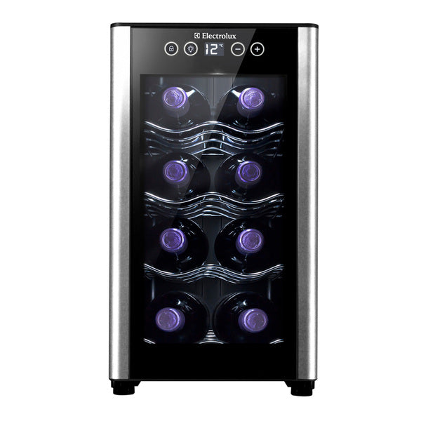 Adega de Vinhos Electrolux para 8 Garrafas com Painel Digital e Controle de Temperatura até 18° ACB08 Bivolt